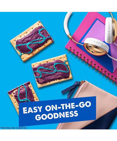 Pop-Tarts Toaster Pastries  Breakfast Foods  Kids Snacks  Frosted Wild Berry  13.5oz Box (8 Pop-Tarts) NEW-Wild Berry - Buy Online on GoSupps.com