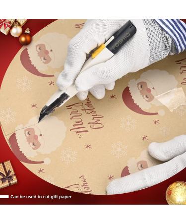 FOSHIO 9MM Craft Knife with Auto-Locking Retractable Design and 10 Replacement Blades - Ideal for Art, Model Making, and Box Cutting - Buy Online on GoSupps.com