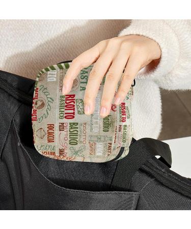 Menstrual Bag with Zipper | Stylish Ladies Napkin & Tampon Collection Bag for Women & Girls - Italy Gourmet Art - Buy Online on GoSupps.com