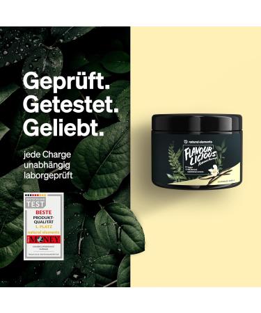 Flavourlicious Vanilla Powder - 200g 6kcal/Portion Vegan Natural Sweetness from Stevia Made in Germany - No Sucralose Lab-Tested - Buy Online on GoSupps.com