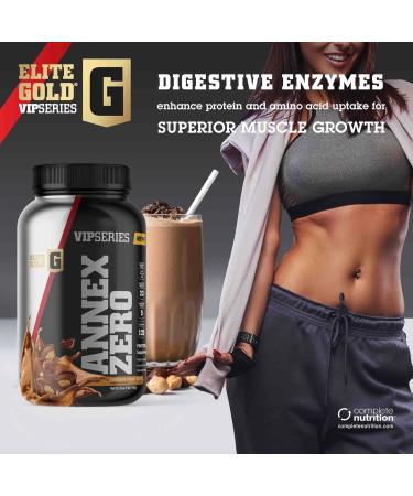 Buy Elite Gold Annex Zero Whey Isolate Protein 2lbs - Chocolate Peanut Butter Flavor | 26 Servings | Best International Shipping - Buy Online on GoSupps.com