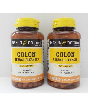 Mason Natural Colon Herbal Cleanser 100 Capsules