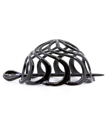 Camila Paris CP2867 French Hair Bun Clip Maker - Black Dome Bun Styling Accessory for Women - No Slip & Durable - Made in France - Buy Online on GoSupps.com