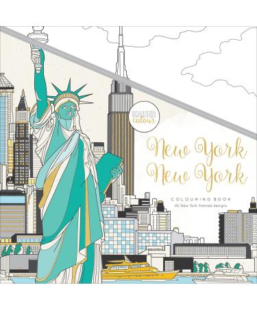 Kaisercraft New York KaiserColour Perfect Bound Coloring Book, 9.75"X9.75"