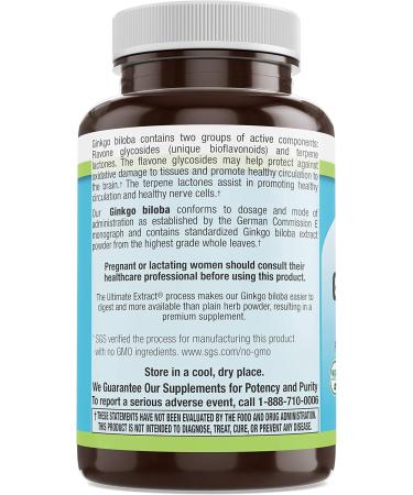 Livamed - Ginkgo Biloba 60 mg Veg Caps 120 Count - Buy Online on GoSupps.com