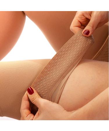 RIEMTEX Compression Stockings Class 1 CCL1 Support Stockings for Men & Women Closed Tip Classic Series 7131 Black & Beige Size 6 - Buy Online on GoSupps.com