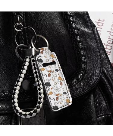 Cartoon Cats Keychain Chapstick Holder Pouch for Women and Girls - Lipstick Chapstick Balm Gloss Storage - Buy Online on GoSupps.com