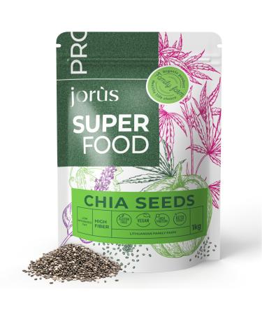 Jorus Organic Chia Seeds Black 1kg