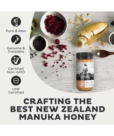 Steens Manuka Honey MGO 515+ UMF 15+ - 100% Certified Raw Manuka - 500g - Buy Online on GoSupps.com