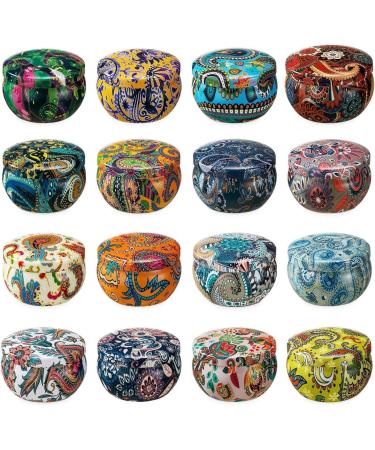 Buy Scented Candles Gift Set - Natural Soy Wax Travel Tin Candles for Women | 16 Pack Essential Oils for Stress Relief & Aromatherapy - Buy Online on GoSupps.com