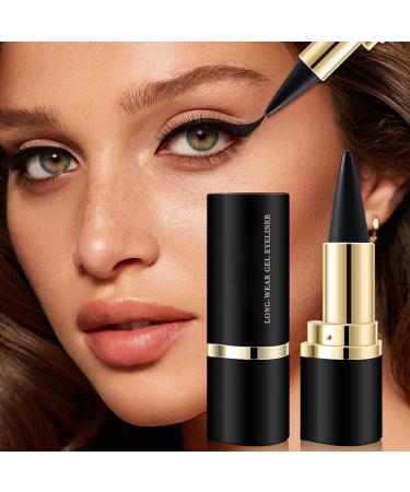 Gel Liner Dark waterproof eye makeup smearresistant makeup stick for evening wedding outdoor party work daily use home event travel black - Buy Online on GoSupps.com