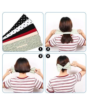 6 Pcs Deft Bun Maker Hair Accessories for Women - Multi-color Cloth Hair Clip - Flexible & Reusable Fashion Hairbands - Buy Online on GoSupps.com