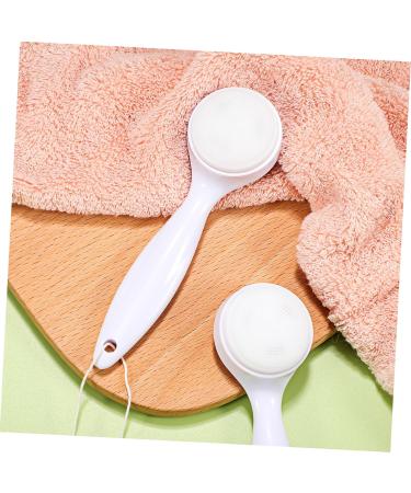 FRCOLOR 2pcs Silicone Cleansing Brush - Facial Scrubber & Skin Care Tool for Deep Cleansing Exfoliation & Massage - Buy Online on GoSupps.com