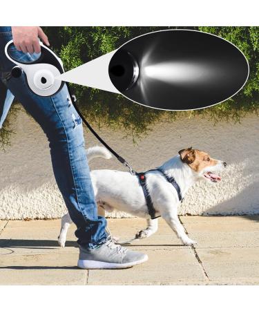 Buy Moyouno Retractable Dog Leash with Feces Bag Holder | Durable & Automatic Training Leash | Ideal for International Shipping - Buy Online on GoSupps.com