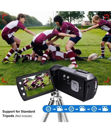 Heegomn Video Camera Camcorder 2.7K 36MP Vlogging Recorder for YouTube TikTok | 2.8'' LCD Screen, 8X Digital Zoom | Ideal for Teens & Beginners - Buy Online on GoSupps.com