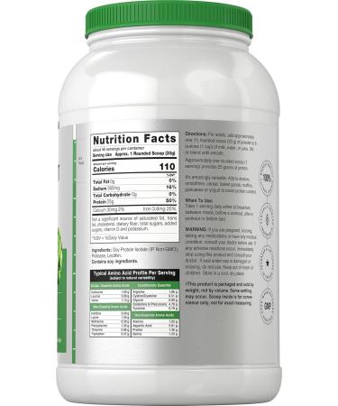 Horbäach Soy Protein Isolate Powder - 3lb Unflavored | Vegan Non-GMO Gluten Free | International Shipping - Buy Online on GoSupps.com