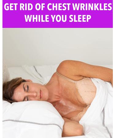 Chest Wrinkle Pads - 2 Pack Decollete Anti-Wrinkle Silicone Patches - Overnight Reusable T-Shape Design for Smoother Skin - Buy Online on GoSupps.com