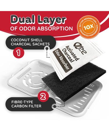 VZee Diaper Pail Deodorizer 16-Pack with Plastic Case - Munchkin Compatible, Odor Eliminator for Diaper Pails, Shoes, Drawers - Buy Online on GoSupps.com