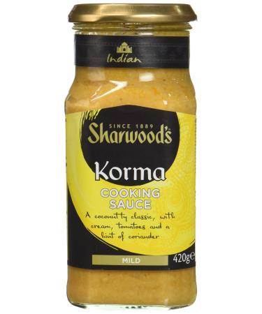 SHARWOOD'S Sauce Curry Korma | Cuisine Indienne | Curry | Facile cuisiner | pic e | 420g - Lot de 3