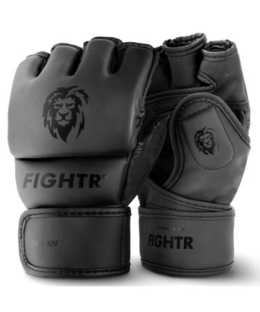 Fightr Profi MMA gloves for grappling sparring training kickboxing martial arts muay Thai Thai BoxSack Sandsack Pratzen Boxing |For men and women including carrying bag ... L-XL all black - Buy Online on GoSupps.com