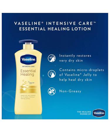 Vaseline Intensive Care Body Lotion Essential Healing 32 oz - Moisturizing Relief for Dry Skin | Shop Internationally - Buy Online on GoSupps.com