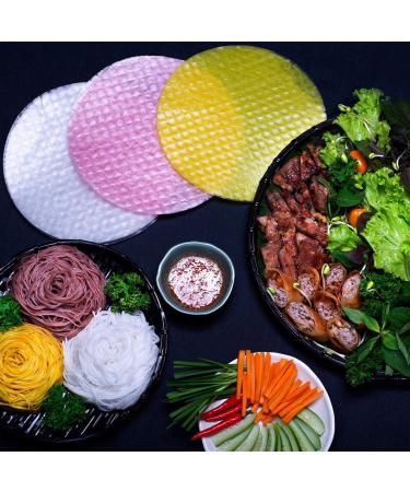 Lyan Mekong River Banh Trang Vietnamese Rice Paper Wrappers - Vegan Spring Roll Wrappers (300g) - Buy Online on GoSupps.com