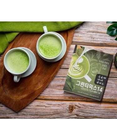  EasyCookAsia Hankook Tea Green Tea Blend 120g | Fine Green Tea Powder for Latte | Quickly Dissolves and Perfect for On the Go | Bitter and Sweet Taste | Tea Fun for Home and Travel - Buy Online on GoSupps.com