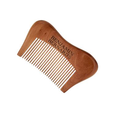 Bart Comb - Wooden Beard Comb by Benjamin Bernard | High Quality Antistatic & Perfect for Beard Oil | 9x5 cm - Buy Online on GoSupps.com