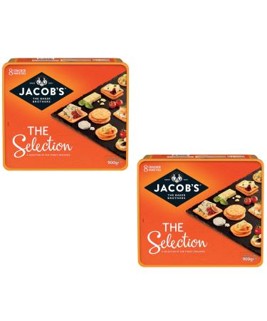 Jacob's Biscuits for Cheese Selection 2 x 900g - 8 Different Selection of Delicious Crackers - Buy Online on GoSupps.com