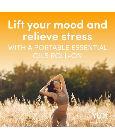 YUNI Beauty Essential Oil Roll On - Carry Om Stress-Relieving Aromatherapy | Natural Calming Perfume Alternative - Paraben-Free & Cruelty-Free - Buy Online on GoSupps.com