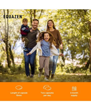 EQUAZEN Omega-3 & 6 Chews | Brain Function Support for Children & Adults | 180 Strawberry Flavoured Chews - Buy Online on GoSupps.com