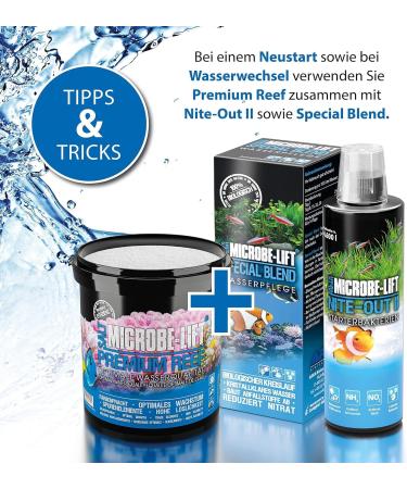 Microbe-Lift Premium Reef Salt - 10 kg | Quality Sea Salt for Coral Care | Fast Solubility & Long-Term Growth - Buy Online on GoSupps.com