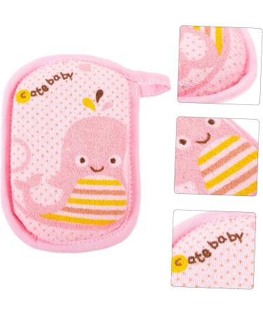 Beavorty Pink Bath Pouf & Scrubber Accessories for Newborns | Comfortable Bathing Tool for Kids - Perfect Shower Companion - Buy Online on GoSupps.com