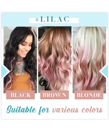 Buy Runature 55cm Pink Real Hair Tape Extensions - Remy Smooth Human Hair - 10pcs 25g #Pink Color - Buy Online on GoSupps.com