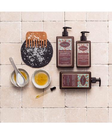 Saphira Hydrating Leave In Mud Conditioner - 8.5oz | Styling & Healing for Dry Damaged Hair | Strengthening & No Rinse Therapy - Buy Online on GoSupps.com