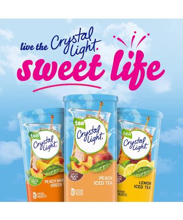 Crystal Light Sugar-Free Peach Iced Tea Low Calories Powdered Drink Mix 72 Count Pitcher Packets - Buy Online on GoSupps.com