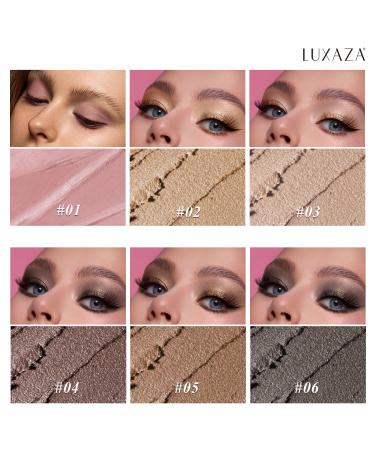 Shop Neutral Eyeshadow Stick Set - 6PCS Metallic & Matte Cream Shades for Stunning Eyes - Buy Online on GoSupps.com