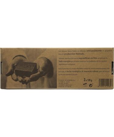 Saint Gadea 3 x 120 g soap All Skin + Face + Hair & Body 100 natural organic soap goats milk and olive oil cold evaporation - Buy Online on GoSupps.com