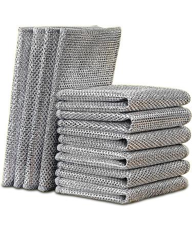 Probablei Multipurpose Wire Miracle Cleaning Cloths Probable Cleaning Cloth Double Stainless Steel Scrubber Cloth Probablei Multipurpose Miracle Cleaning Cloths (3pcs) - Buy Online on GoSupps.com