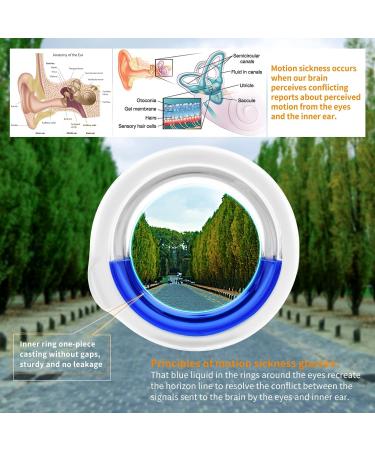 Hion Anti-Motion Sickness Smart Glasses Ultra-Light Portable Nausea Relief for Travel Sports & Gaming - Buy Online on GoSupps.com