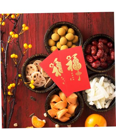 Lurrose 30 Pcs Large Holiday Red Envelope Red Gift Envelopes Spring Festival Red Packet Red Gifts Year of The Rabbit Red Envelopes Chinese Red Packets Golden Patterns Gold Leaf Lucky China Red1x3pcs 16.5X9CMx3pcs - Buy Online on GoSupps.com