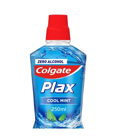 Colgate Mouthwash Plax Cool Mint 250ml - 6 Pack Fluoride Rinse for Plaque & Bad Breath Protection - International Shipping Available - Buy Online on GoSupps.com