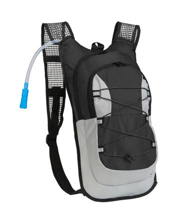 Northwest Survival Hydration Pack - 2 Liter Water Bladder with Extra Large Storage Compartment, Green Black