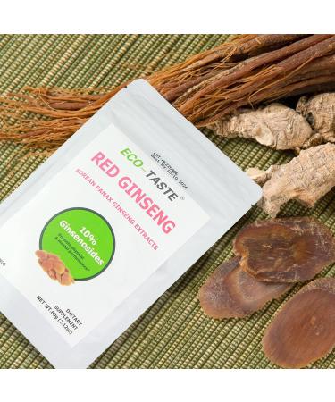 ECO-TASTE Korean Red Ginseng Root Extract Powder 60g - 10% Ginsenosides - Buy Online on GoSupps.com