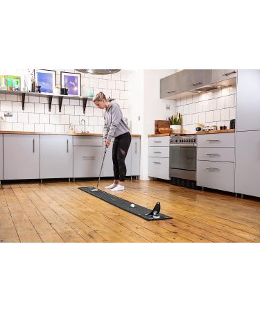 PuttOut Slim Golf Putting Mat - Green | 94.5 x 9.8 - Gray - Buy Online on GoSupps.com