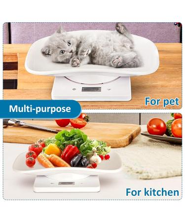 Buy Digital Pet Scales | Electronic LCD Weight Scale for Small Animals & Kitchen Use - Max 10 kg - Buy Online on GoSupps.com