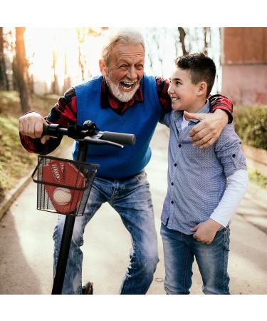 iblkeo Quick Release Scooter Basket - 70lb Capacity, Heavy Duty Iron Mesh, Small Size - Easy Assembly & Portability - Buy Online on GoSupps.com