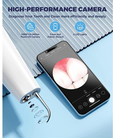 YUYUKO Dental Plaque and Tartar Remover with LED Light - 3 Cleaning Modes - Buy Online on GoSupps.com