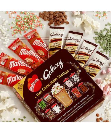 Hot Chocolate Station Gift Set - Maltesers & Galaxy Hot Chocolate Hamper for Her - Perfect Secret Santa or Stocking Filler - Buy Online on GoSupps.com