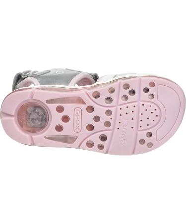 Geox Baby Girl's B Sandal Todo - Silver Pink - Size 6 UK - Buy Online on GoSupps.com